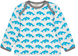 Loud and Proud Killer Whale Aqua Top Longsleeve