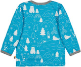 Loud and Proud Winter Wonderland Aqua Top Longsleeve