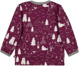 Loud and Proud Winter Wonderland Plum Top Longsleeve