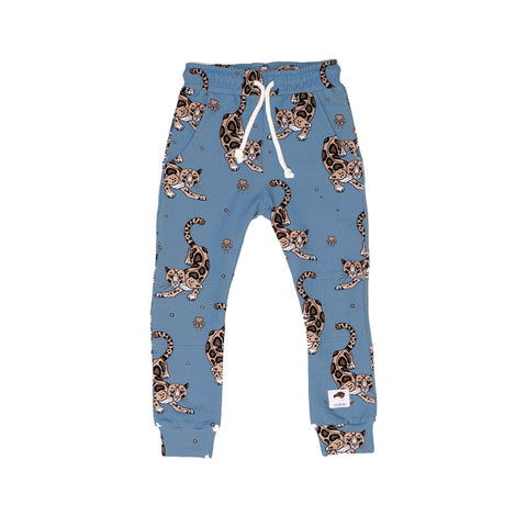 Mullido Leopard Blue Pants