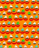 Duns Boat Orange Mummy Top Shortsleeve