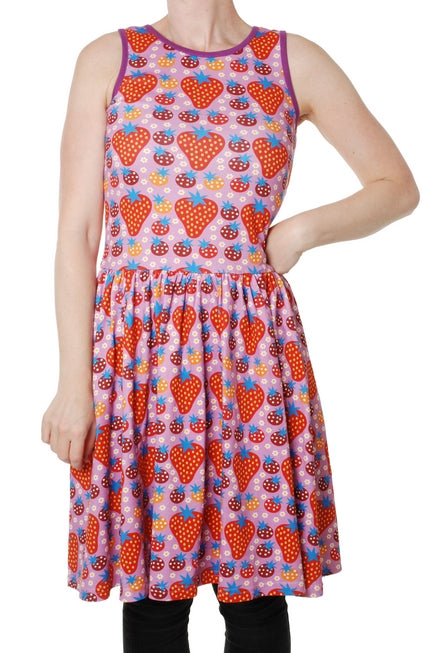 duns a line dress Strawberry Fields Light purple Mummy Sleeveless Twirly – Kids Corner Berlin Women's size:26 11142024 The flattering A Barefoot Beauty Cotton Halter