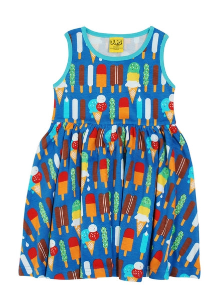 Duns Ice Cream Blue Dress Twirly Sleeveless Kids Corner Berlin Duns Ice Cream Blue Dress Twirly Sleeveless Kids Corner Berlin