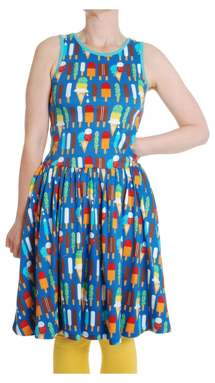 Duns Ice Cream Blue Dress Twirly Sleeveless Mummy Kids Corner Berlin Duns Ice Cream Blue Dress Twirly Sleeveless Mummy Kids Corner Berlin
