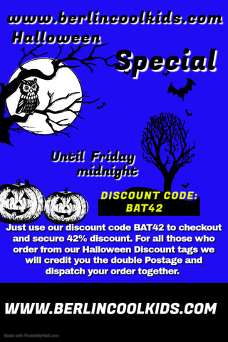 Halloween BAT Special - 42% off on selected Products