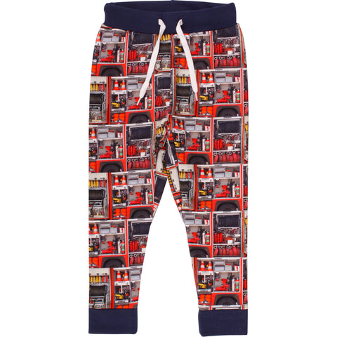Fred's world by green cotton Firetruck photo sweatpants