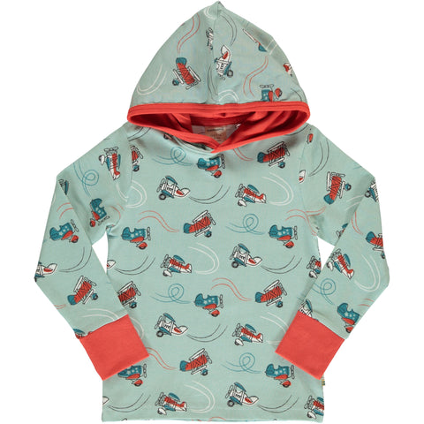 Maxomorra Air Show  Top Longsleeve Hood