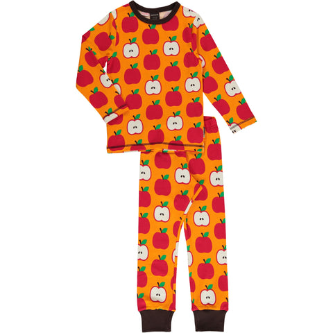 Maxomorra Apple Pyjama Set Longsleeve