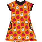 Maxomorra Apple Dress Shortsleeve