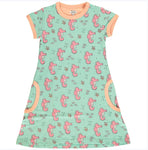 Meyaday Sea Horse Dress Shortsleeve