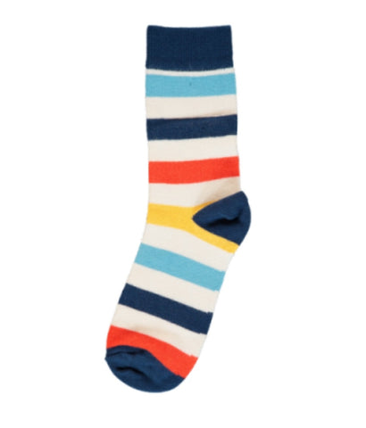 Maxomorra Stripe Milk Socks 2-pack