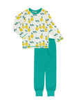 Meyaday Leafy Lemon Pyjama Set Longsleeve