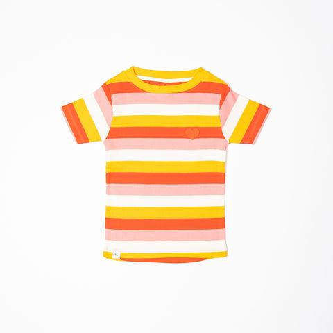 Alba The Bell T-shirt Strawberry Ice Stripes