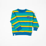 Alba My Favorite Sweat Big Stripe Emerald Sweatshirt