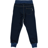 Maxomorra Solid Indigo Sweatpants