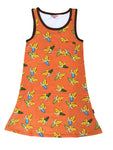 Moromini Crazy Banana Orange Dress Sleeveless