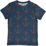 Maxomorra Anchor Top Shortsleeve