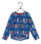 Martinex Pippi And Friends Top Longsleeve Blue