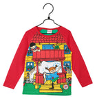 Martinex Pippi At Home Longsleeve Top Red Green