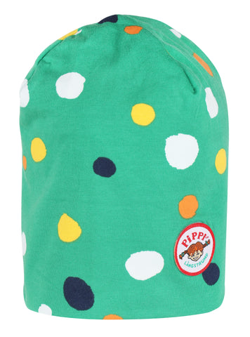 Martinex Pippi Longstocking Speckled Beanie Green Dotted