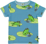 Smafolk Frog Blue Shortsleeve Tshirt