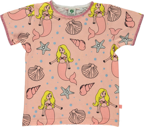 Smafolk Mermaid Peach Melba T-shirt shortsleeve