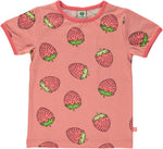 Smafolk Strawberry Coral T-shirt shortsleeve