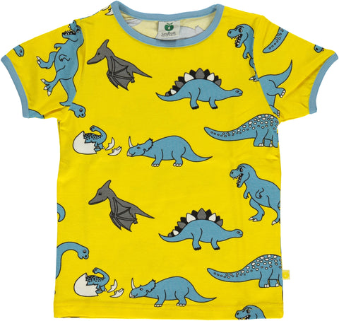 Smafolk Dinosaur Yellow Shortsleeve T-shirt