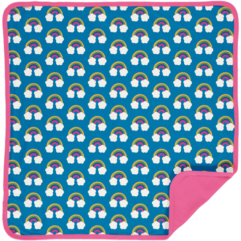 Maxomorra Rainbow Blanket Velour