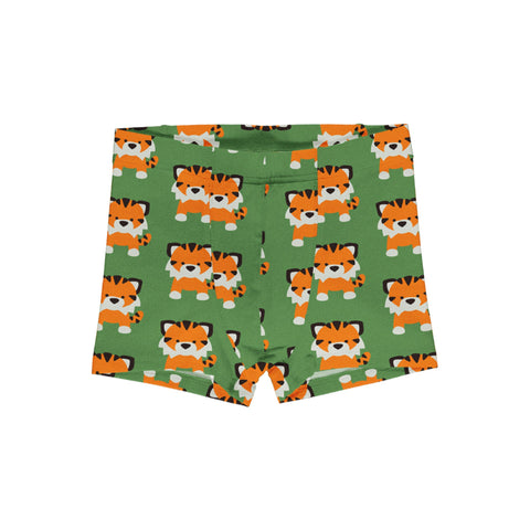 Maxomorra Tangerine Tiger Boxer Shorts