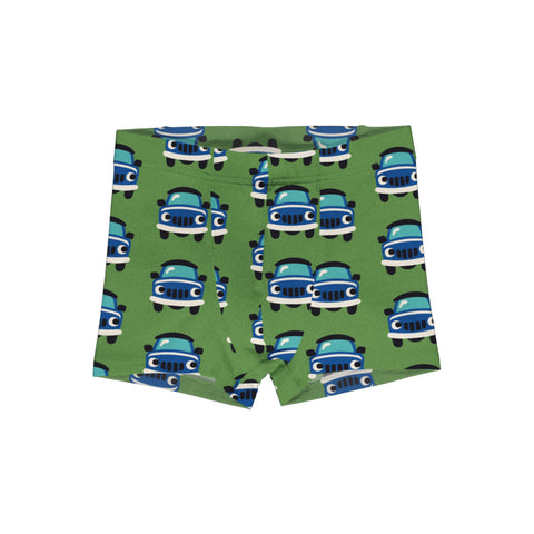 Maxomorra Blue Car Boxershorts