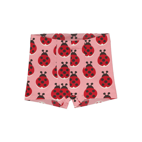 Maxomorra Ladybug Pink Boxer Shorts