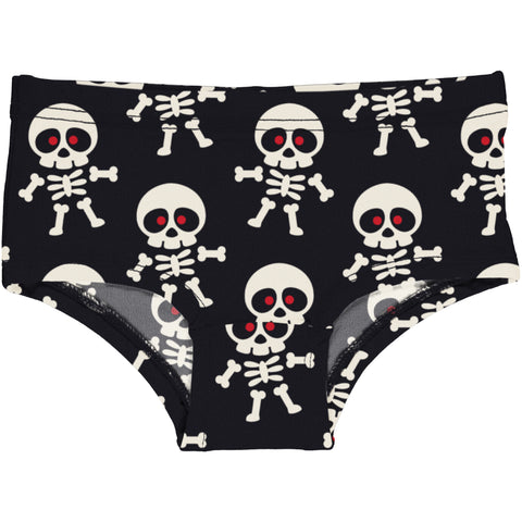 Maxomorra Scary Skeleton Brief Hipsters