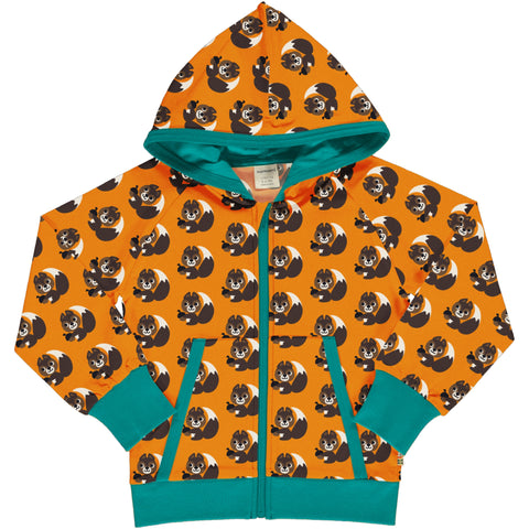 Maxomorra Squirrel Cardigan Hood Sweat