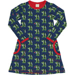 Maxomorra Dragon Dress Longsleeve