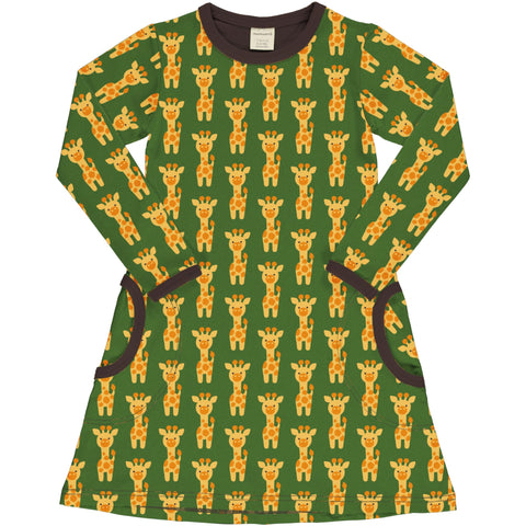 Maxomorra Giraffe Dress Longsleeve