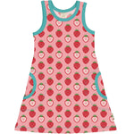 Maxomorra Strawberry Dress Sleeveless