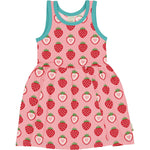 Maxomorra Strawberry Spin Dress Sleeveless