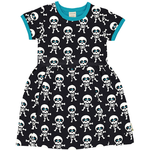 Maxomorra Skeleton Spin Dress Shortsleeve