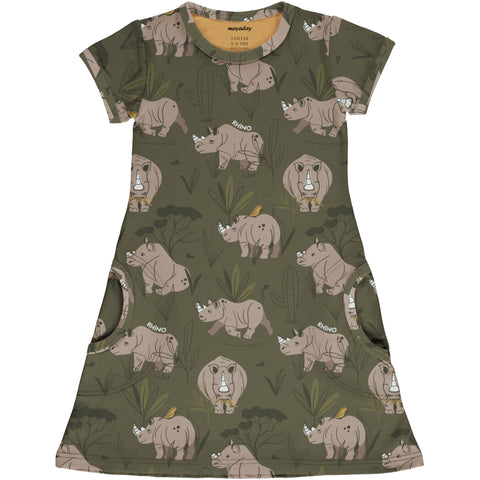 Meyaday Roaming Rhino Dress Shortsleeve