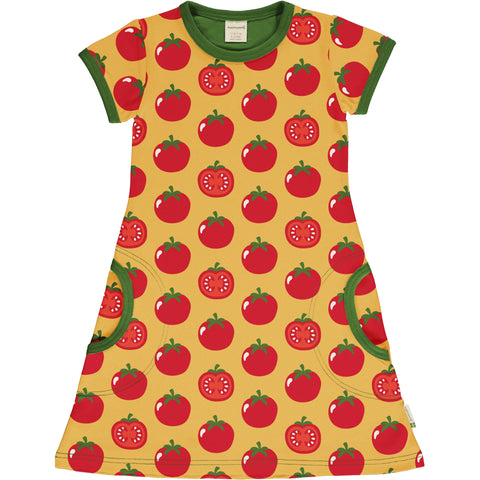 Maxomorra Tomato Dress Shortsleeve