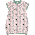 Maxomorra Koala Dress Balloon Shortsleeve