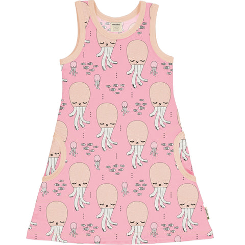 Meyaday Cute Squid Dress Sleeveless