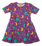 Duns Mother Earth Violet Skater Dress