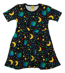 Duns Mother Earth Black Skater Dress