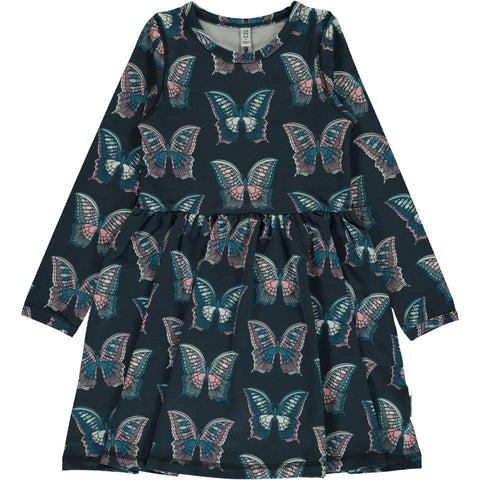 Maxomorra Butterfly Spin Dress Longsleeve