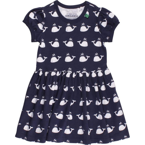 Fred's world by Green Cotton Sailor Dress with Whale