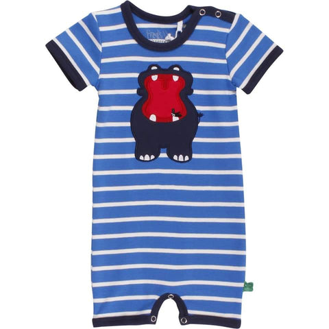 Fred's world by green cotton Hippo Beach romper