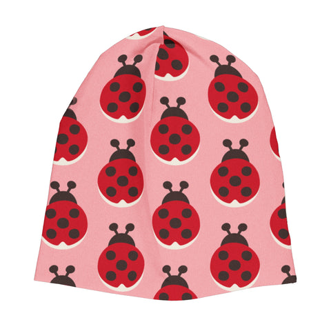 Maxomorra Ladybug Pink Hat Regular