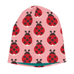 Maxomorra Ladybug Pink Hat Velour